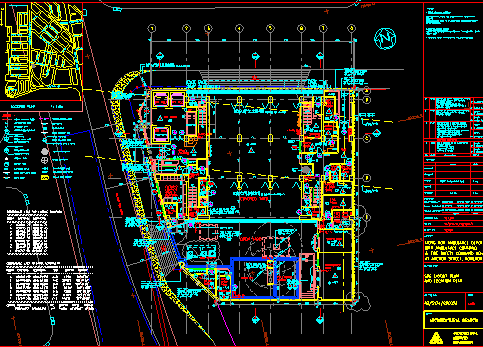 某一整套医院传染病大楼建筑方案cad平面施工图-图二