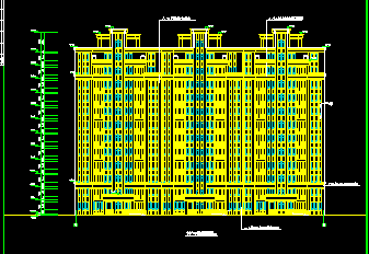 山东某12层住宅楼建筑CAD设计施工图-图二