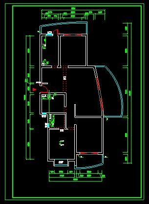 中式家居装修cad平立面施工设计CAD图-图二