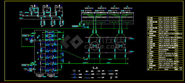某电厂大型循环水泵房给排水设计图-图二
