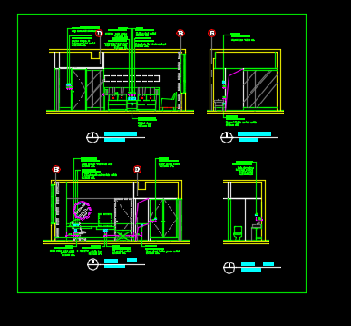 某地区酒店客房电气设计CAD施工图纸-图二