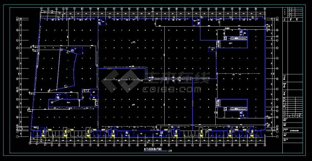 省委车库建筑设计cad平面施工图纸（含设计说明）-图二