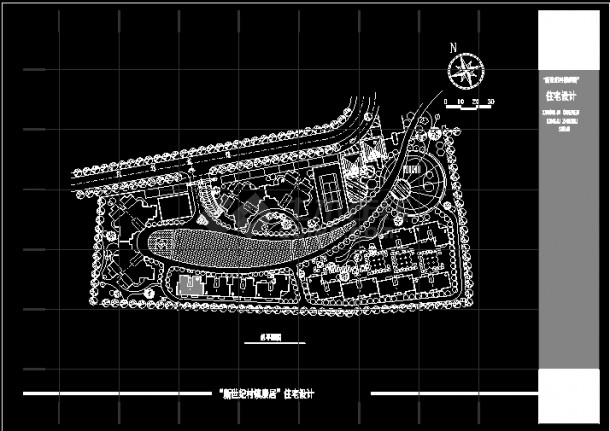 靖江市城乡建筑CAD规划设计院施工平面图-图一