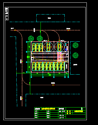 全自动机械立体停车库CAD设计图-图二