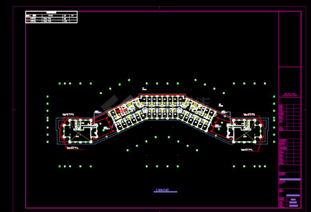 某地区快捷酒店电气设计方案设计CAD施工图纸-图二