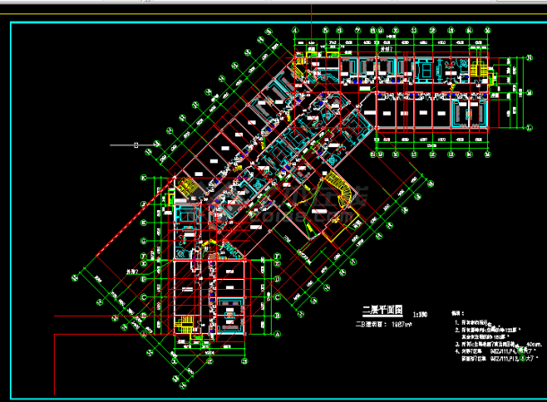 娱乐城建筑方案设计及施工全套CAD图纸-图二