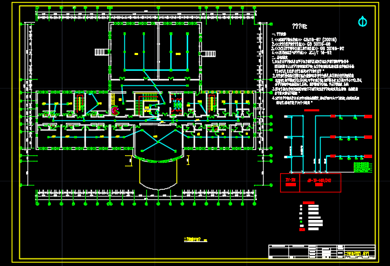 某地某酒店全电气设计方案CAD施工图纸_图1