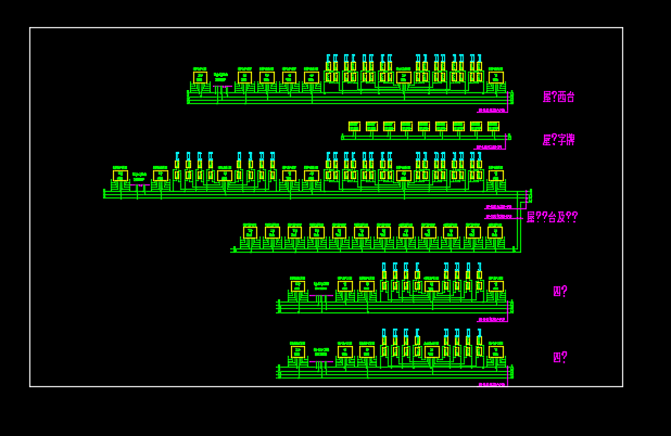 某地区霓虹灯照明系统设计CAD施工图纸_图1