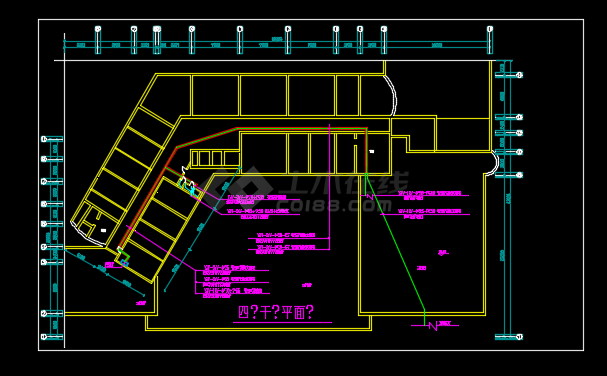 某地区某霓虹灯照明系统设计CAD施工图纸-图二
