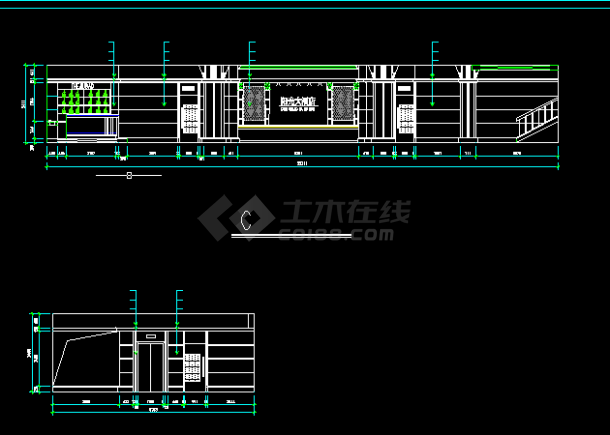 阳光大酒店建筑设计方案全套CAD图纸-图二
