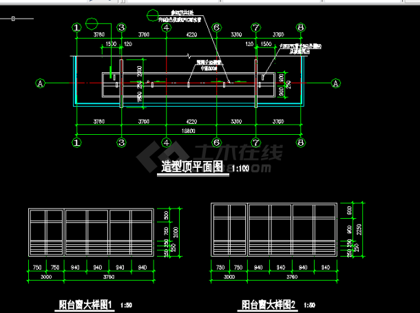 商住楼综合施工及设计方案全套CAD图纸-图二