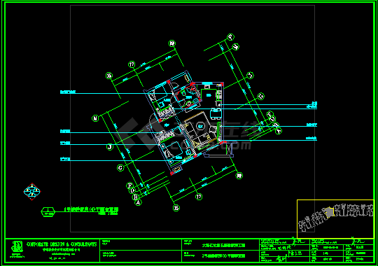 大连样板间装修设计CAD施工图附实景照片-图二