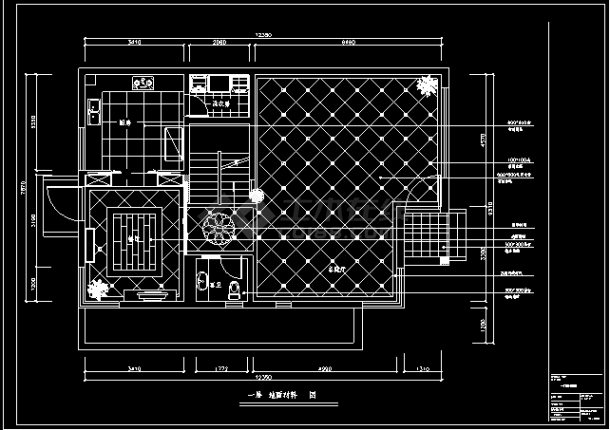 三层别墅装修设计CAD施工图附效果图-图二