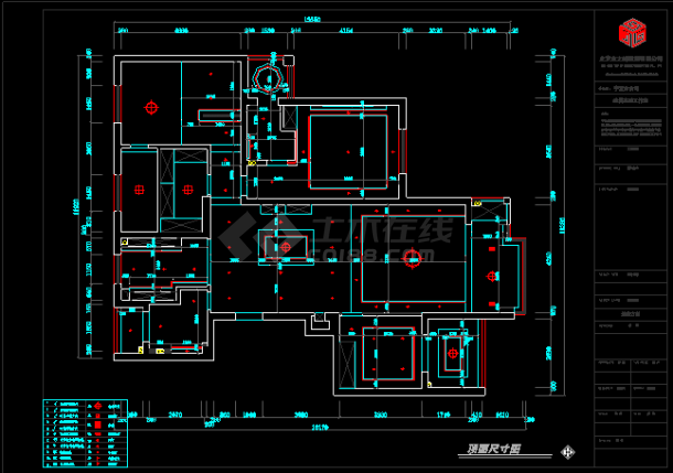 三居室装修设计CAD竣工图（含实景）-图二