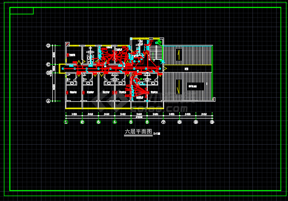 某地区某精品酒店电气设计方案设计CAD施工图纸-图二