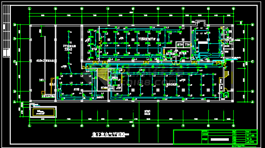 某地区酒店电气设计CAD施工图纸-图二
