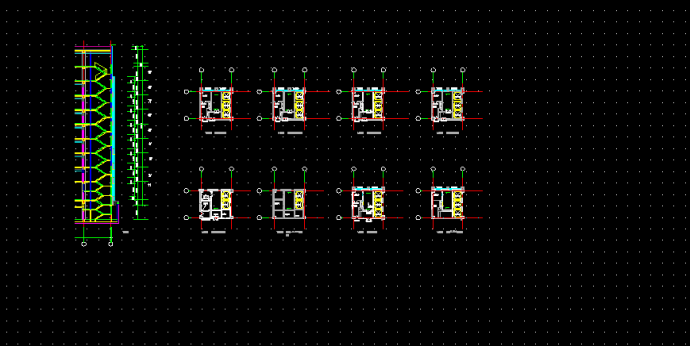 小型别墅楼梯建筑设计全套CAD图纸_图1