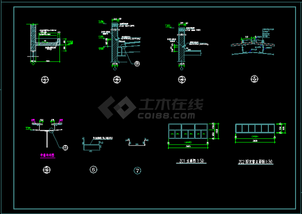 某地单层钢结构厂房全套CAD建筑施工图纸（内含设计说明）-图二