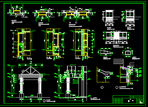 天鹅花园住宅楼建筑施工cad设计方案图纸-图二