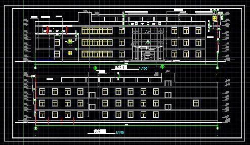 某宾馆建筑CAD详情设计全套图纸-图二