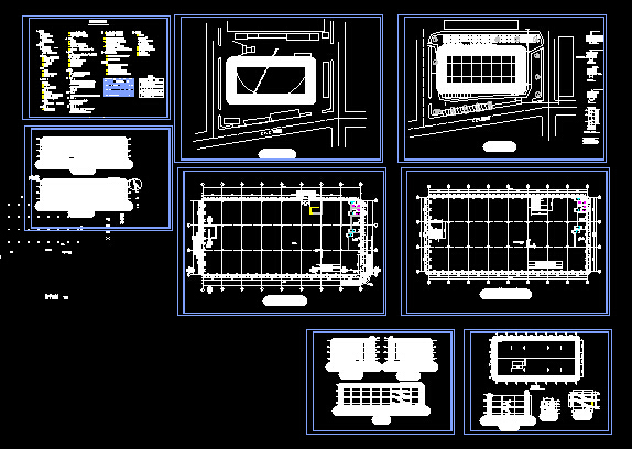 某大型超市建筑设计CAD详情全套图_图1