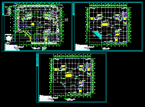 某多层商场建筑施工设计CAD详情图_图1