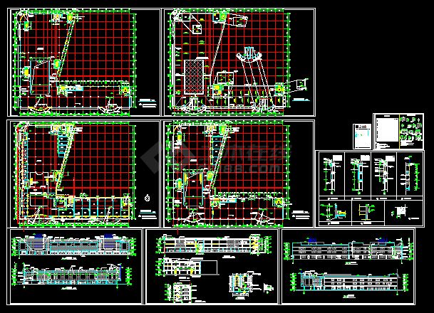 某大型商业广场施工设计CAD详情图-图一