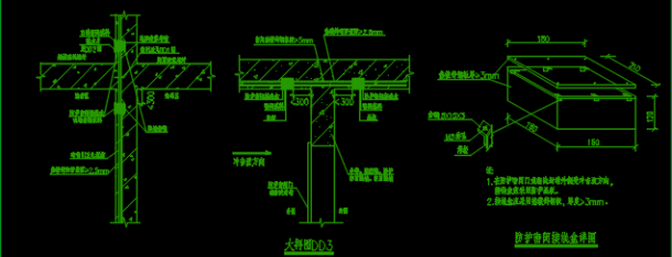 人防工程设备安装节点设计CAD详图-图二