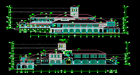 某小区高级会所CAD建筑设计详细施工图-图二