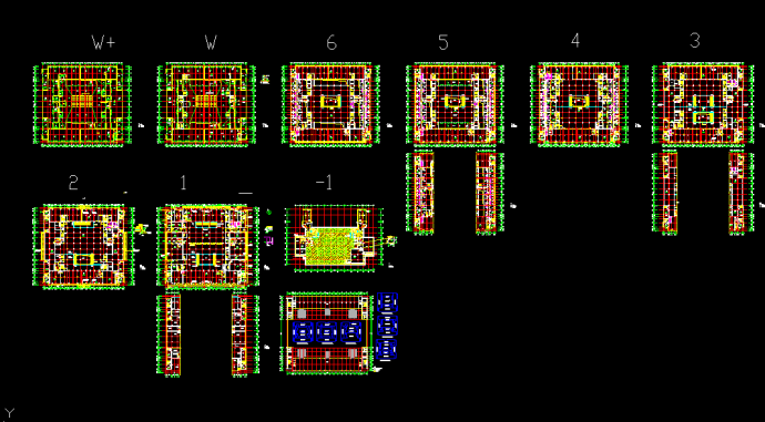大型进口超市全套建筑设计施工CAD图_图1