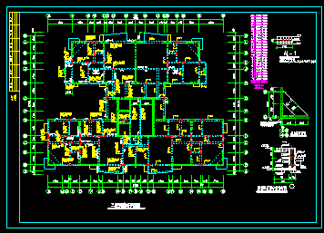 某剪力墙结构住宅楼cad施工工程图纸（含设计说明）-图二