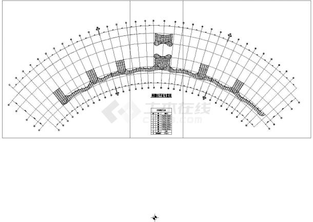 某厂雨棚钢结构规划图-图二