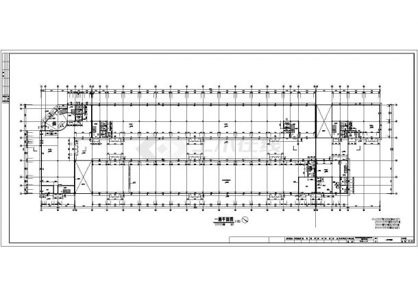 温州市龙湾区三层厂房全套CAD施工图-图二