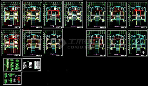 一整套大型电影院电气cad设计施工图（含设计说明）-图一