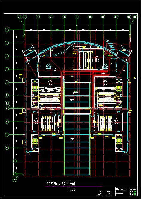 一整套大型电影院电气cad设计施工图（含设计说明）-图二