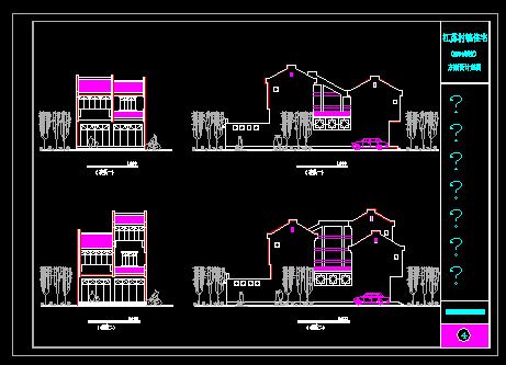 徐州市城乡建筑规划设计CAD研究图-图二