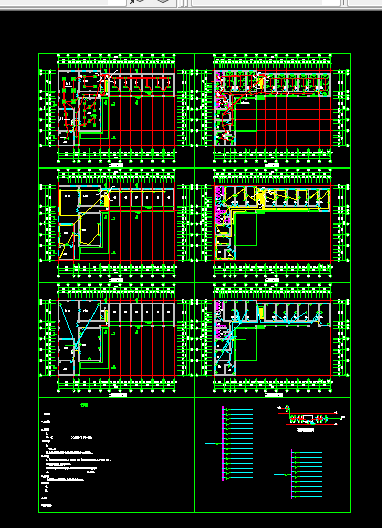 某宿舍楼电气设计方案全套CAD图纸-图一