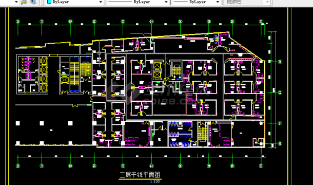 某KTV工程电气设计方案全套CAD图纸-图二