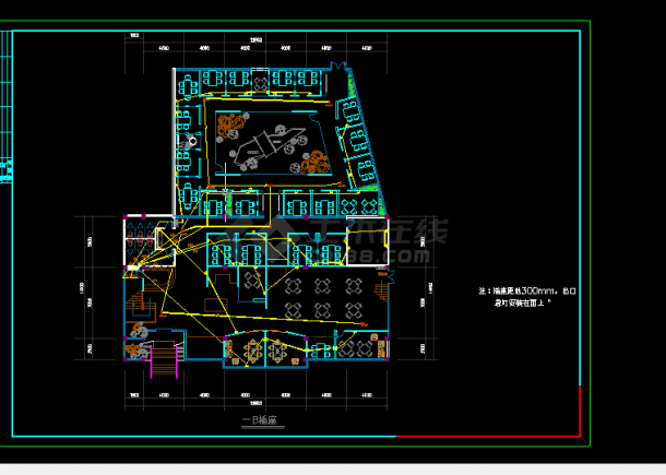 某茶楼照明电气设计方案全套CAD图纸-图二