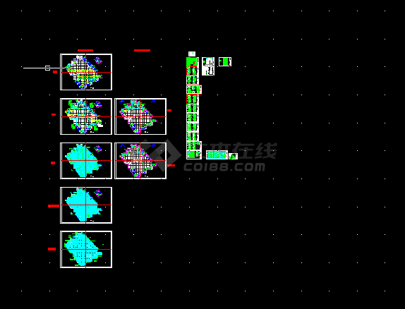 珠海某小区地下室电气设计全套CAD图纸-图一