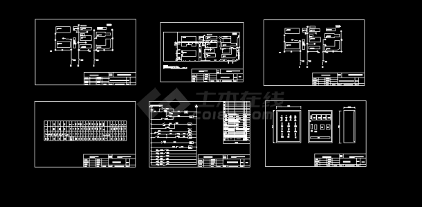 工业区照明电气设计方案全套CAD图纸-图一