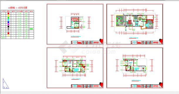 住房电气设计方案及施工全套CAD图纸-图一