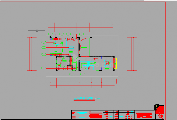 住房电气设计方案及施工全套CAD图纸-图二