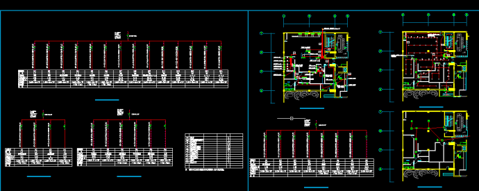餐厅厨房电气设计方案全套CAD图纸_图1