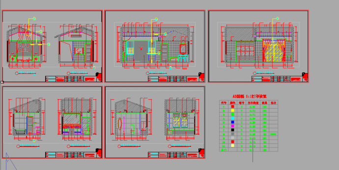 三层别墅配电设计方案全套CAD图纸_图1
