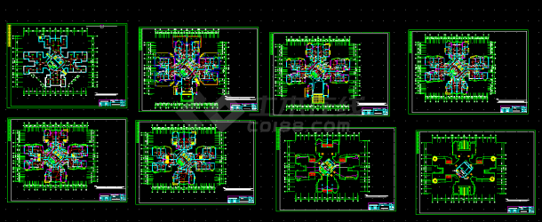 31F住宅电气设计方案全套CAD图纸-图一