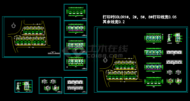 盐城市规划市政设计院CAD施工建筑图纸-图一