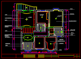 某住宅套房设计CAD装饰施工平立面图-图二