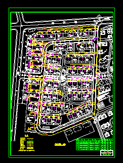 大型住宅社区热力管网cad设计施工图-图二