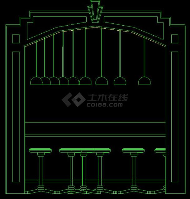 各种室内家具素材cad平面设计图库-图二